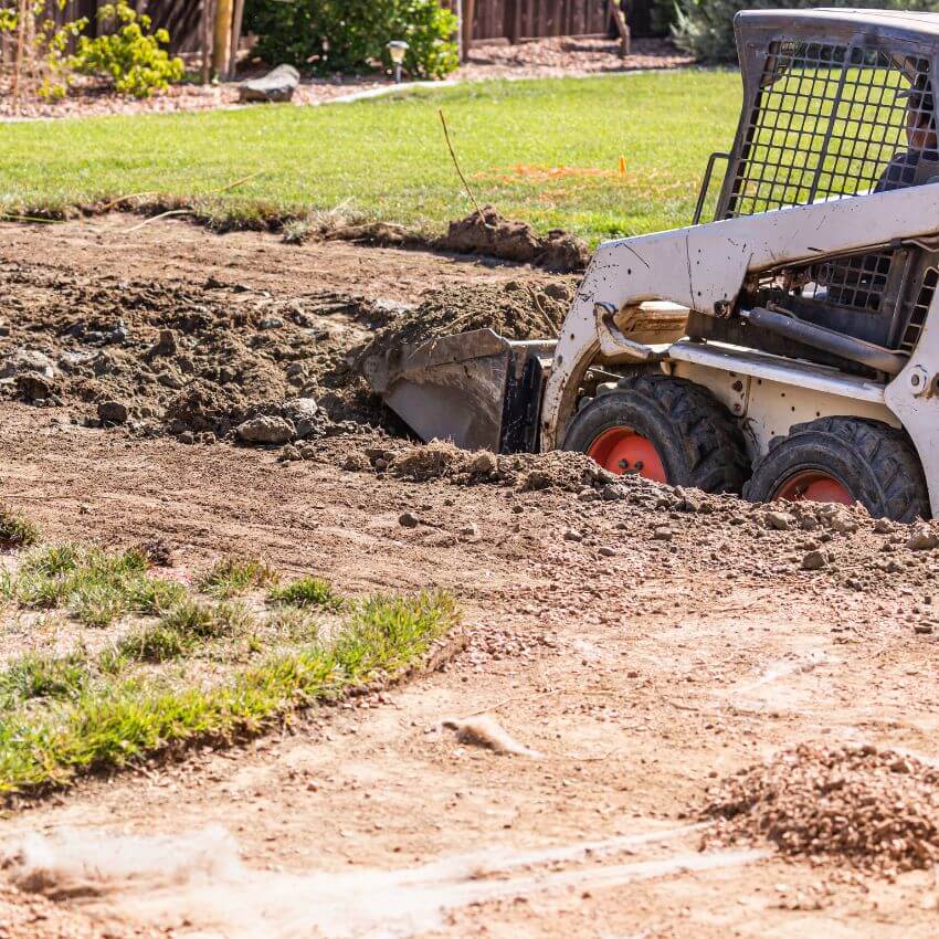 Pool excavation